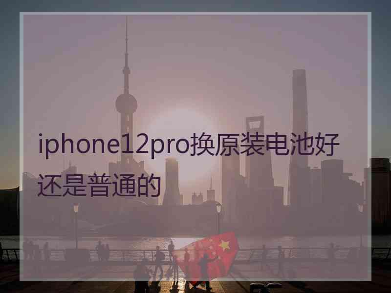 iphone12pro换原装电池好还是普通的