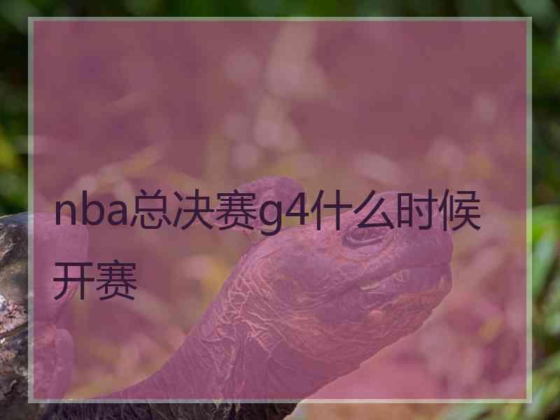 nba总决赛g4什么时候开赛