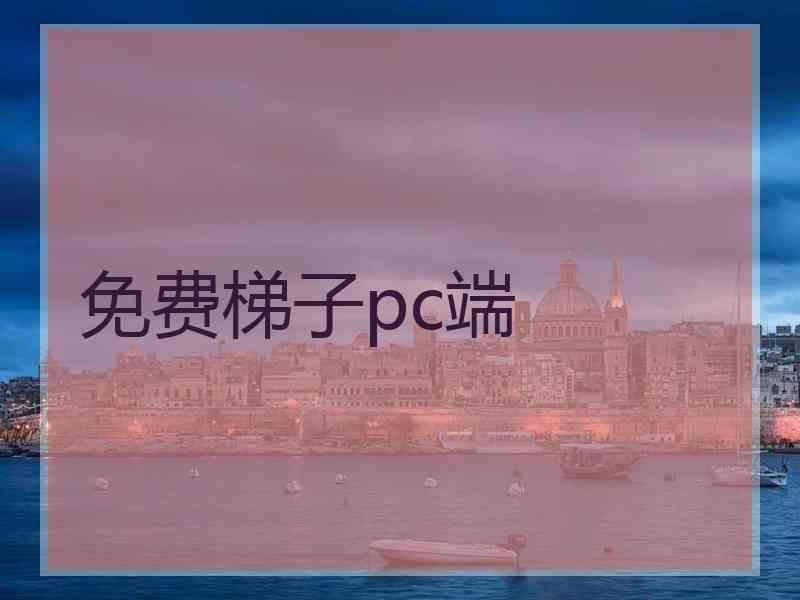 免费梯子pc端