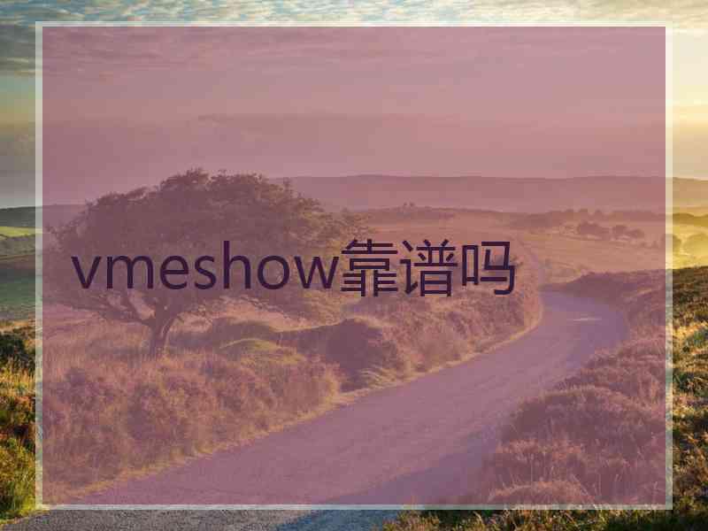 vmeshow靠谱吗