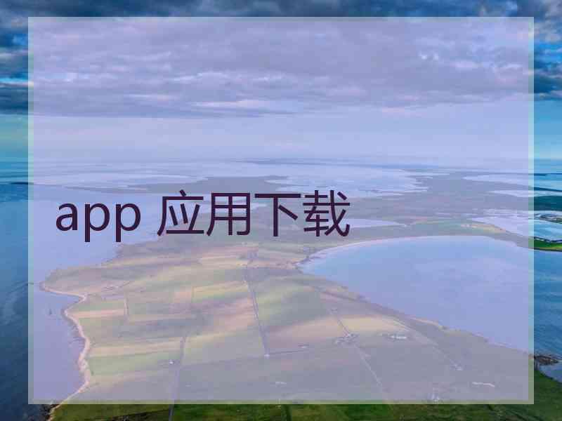 app 应用下载