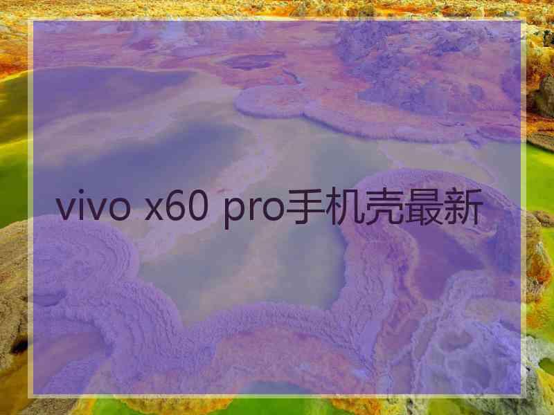 vivo x60 pro手机壳最新