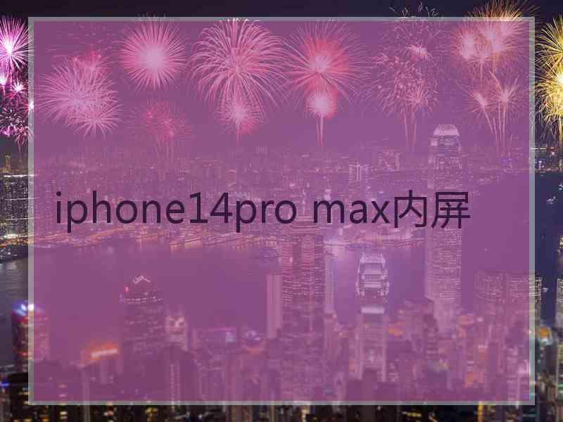 iphone14pro max内屏