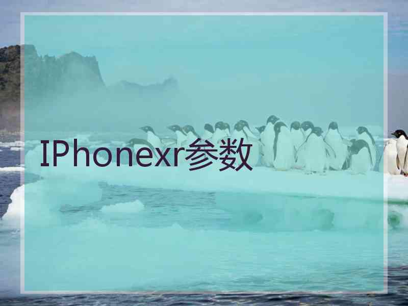 IPhonexr参数