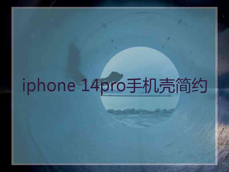 iphone 14pro手机壳简约