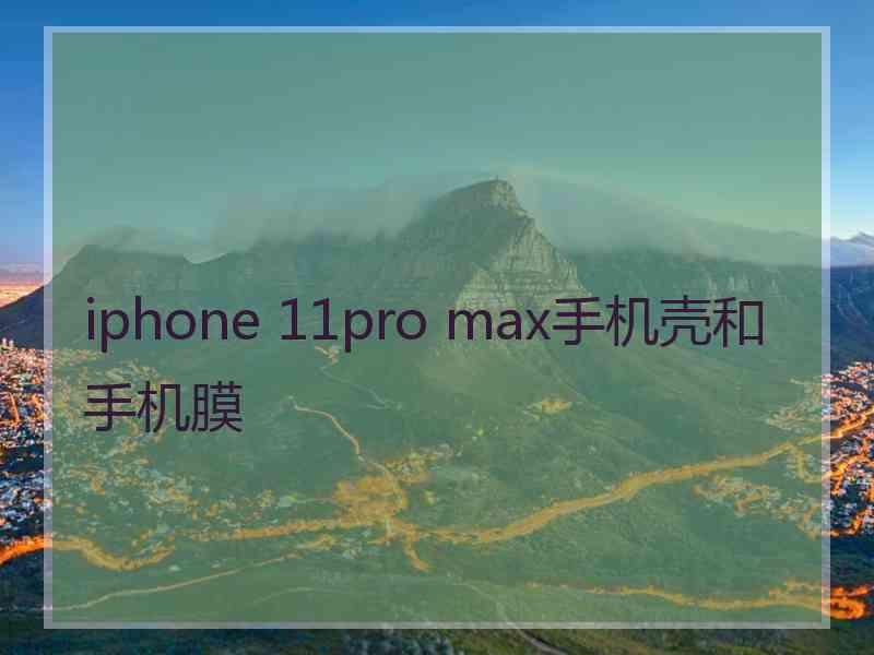 iphone 11pro max手机壳和手机膜