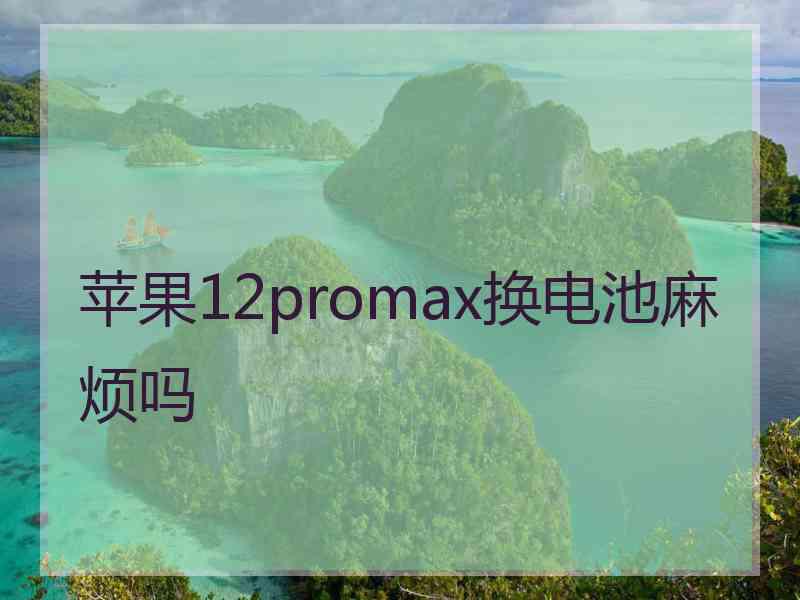 苹果12promax换电池麻烦吗