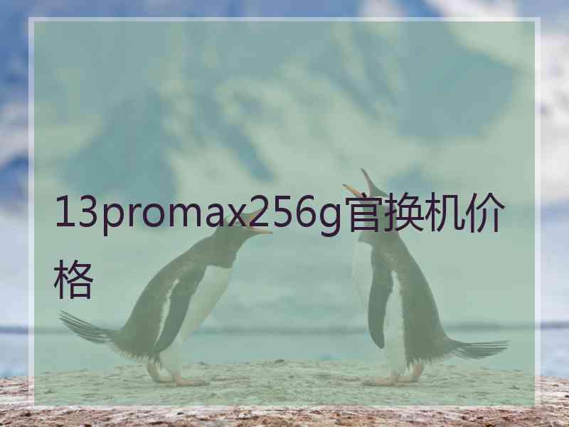 13promax256g官换机价格