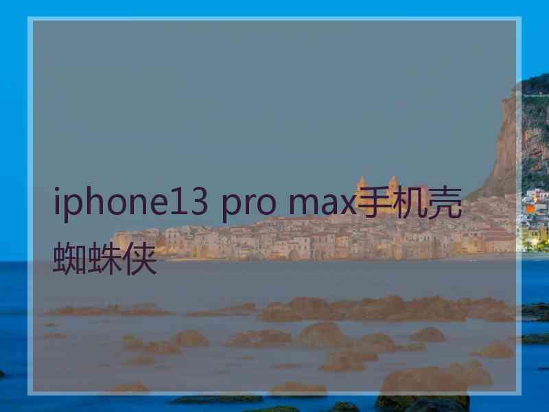 iphone13 pro max手机壳蜘蛛侠