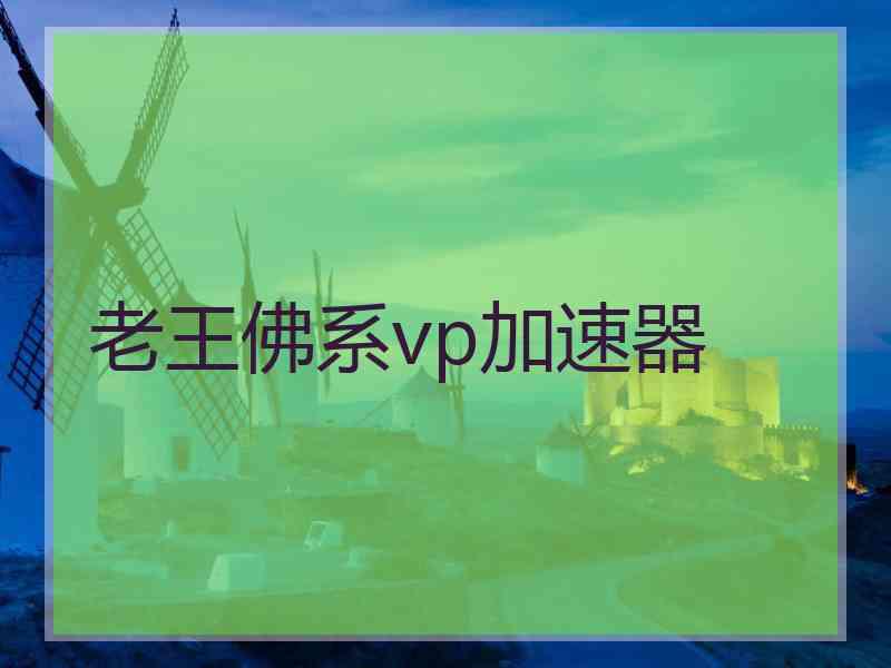 老王佛系vp加速器