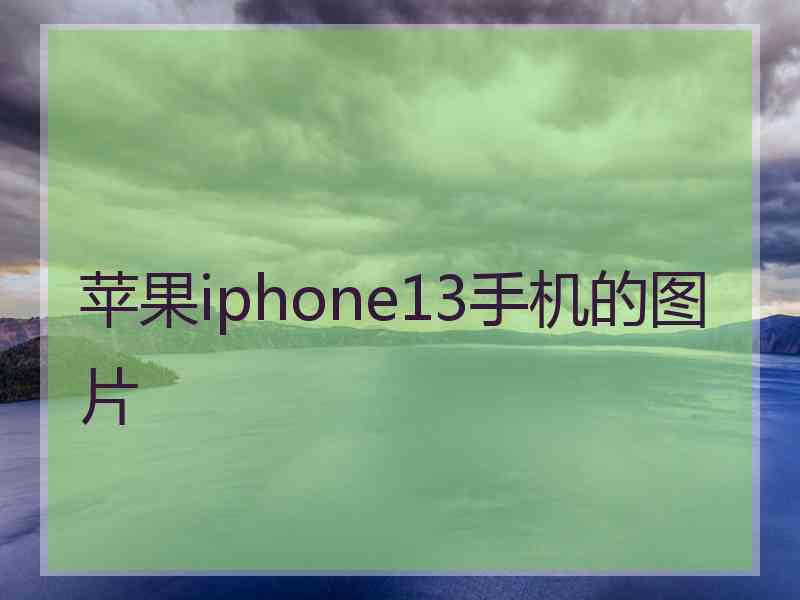 苹果iphone13手机的图片