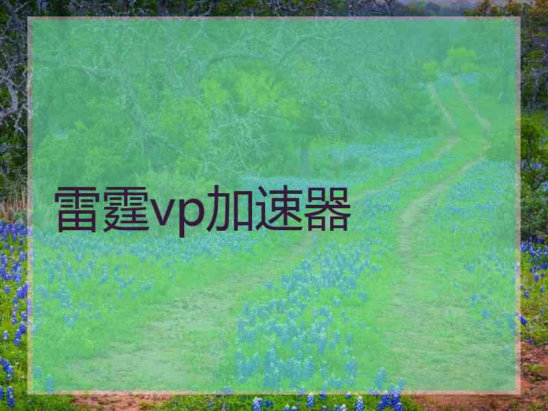 雷霆vp加速器