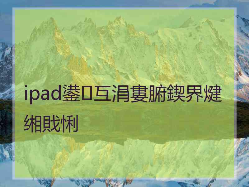 ipad鍙互涓婁腑鍥界煡缃戝悧