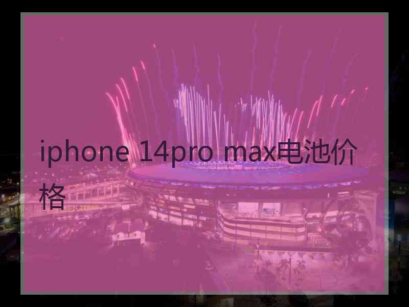 iphone 14pro max电池价格