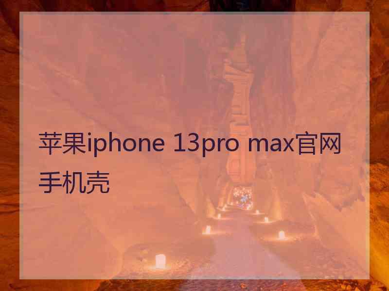 苹果iphone 13pro max官网手机壳