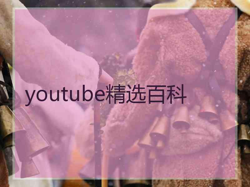 youtube精选百科