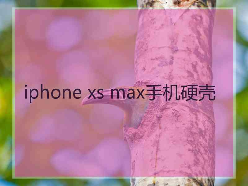 iphone xs max手机硬壳