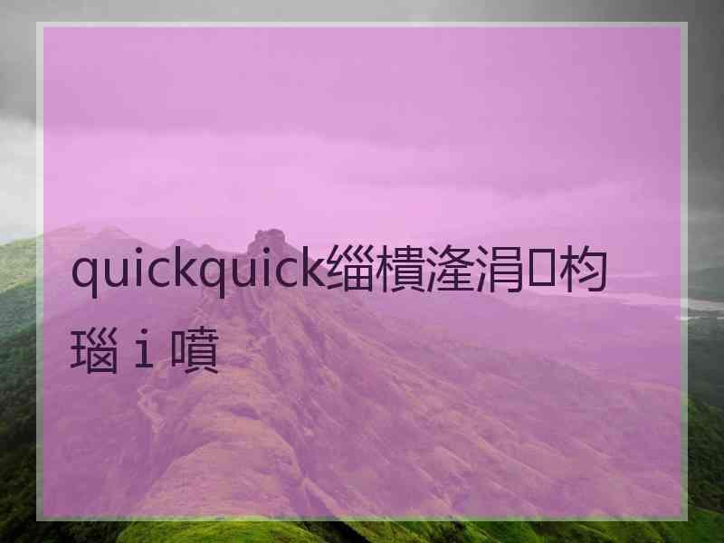 quickquick缁樻湰涓枃瑙ｉ噴