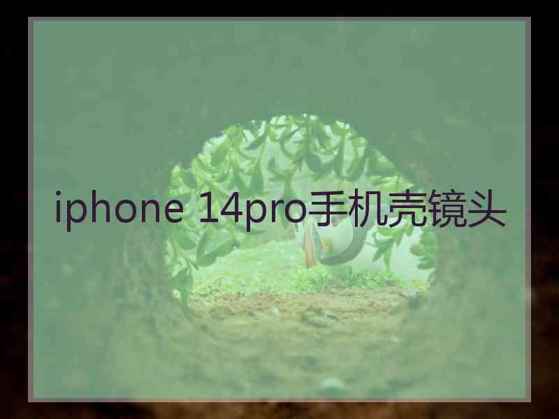 iphone 14pro手机壳镜头