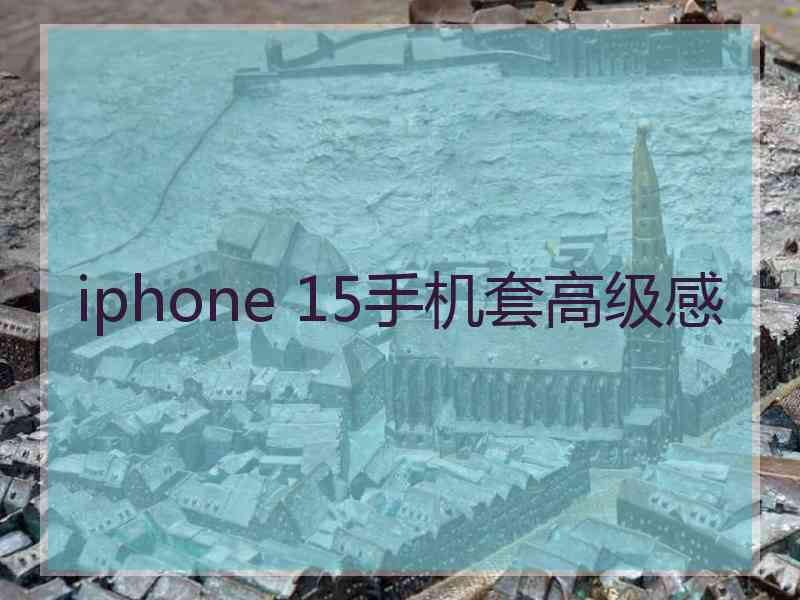 iphone 15手机套高级感