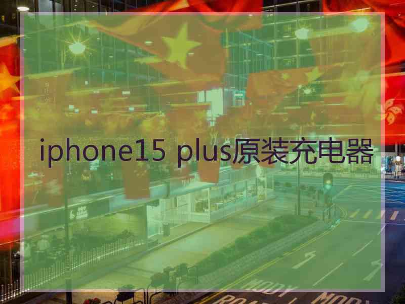 iphone15 plus原装充电器