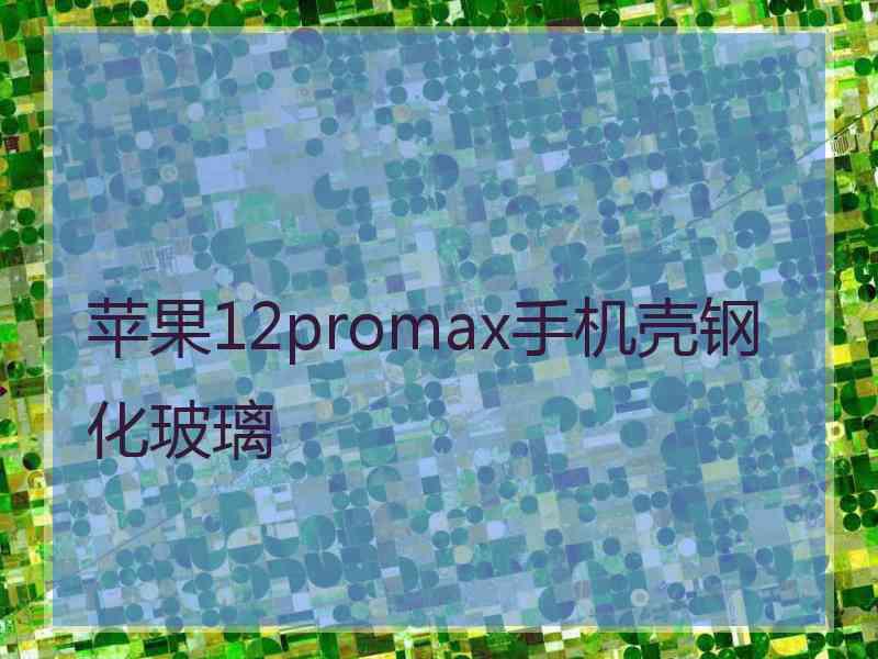 苹果12promax手机壳钢化玻璃