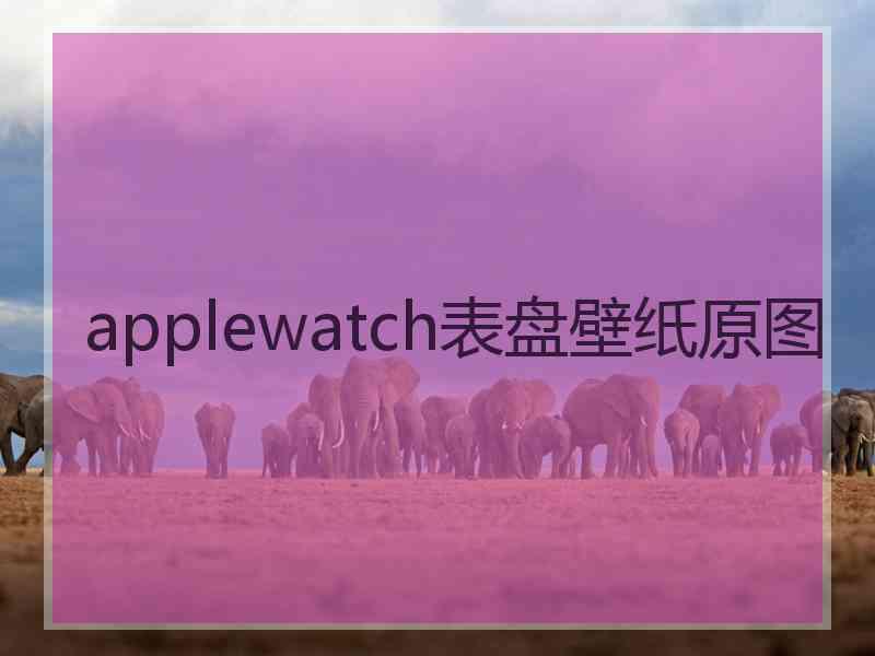 applewatch表盘壁纸原图