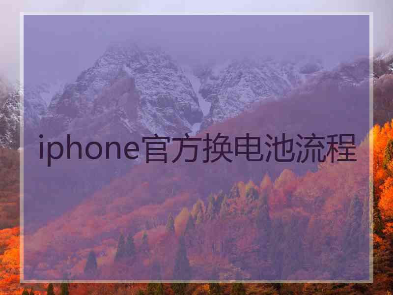 iphone官方换电池流程