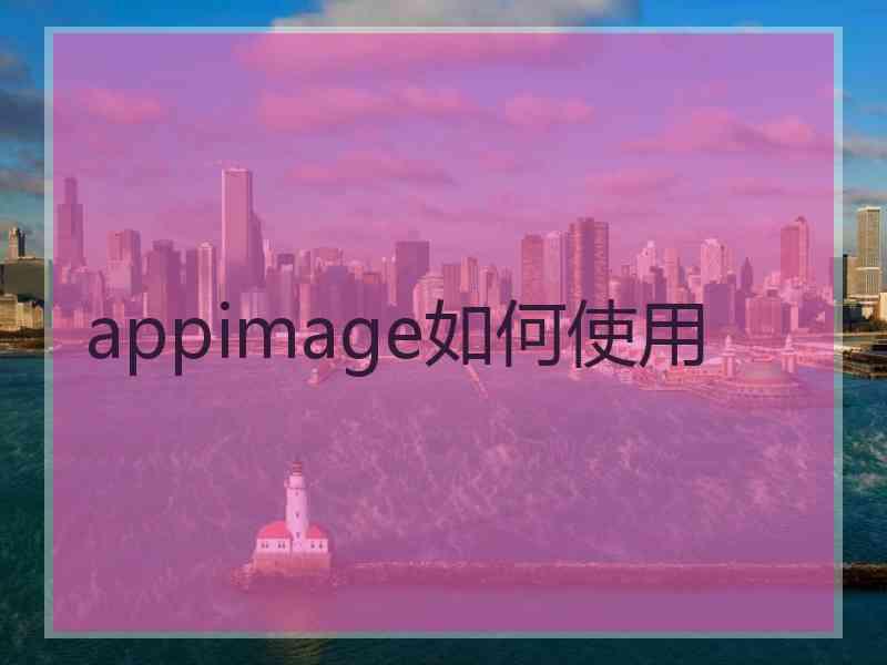 appimage如何使用