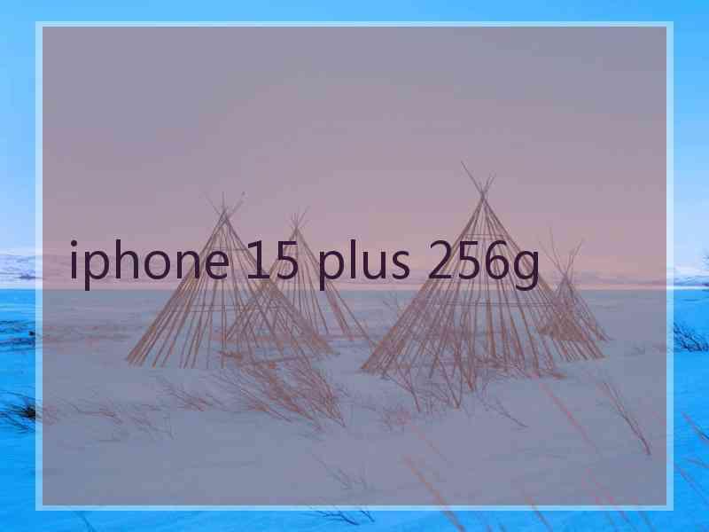 iphone 15 plus 256g