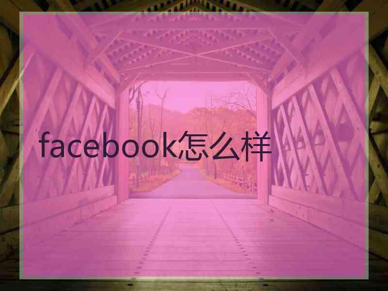 facebook怎么样