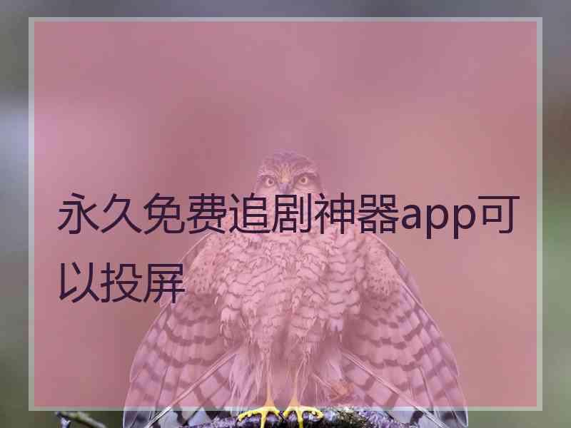 永久免费追剧神器app可以投屏