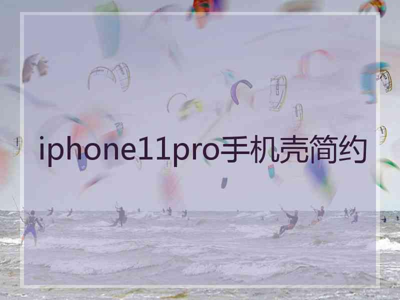 iphone11pro手机壳简约