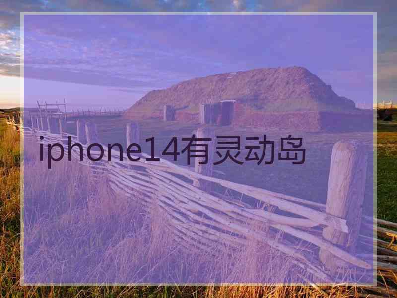 iphone14有灵动岛