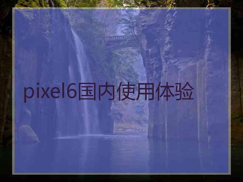 pixel6国内使用体验