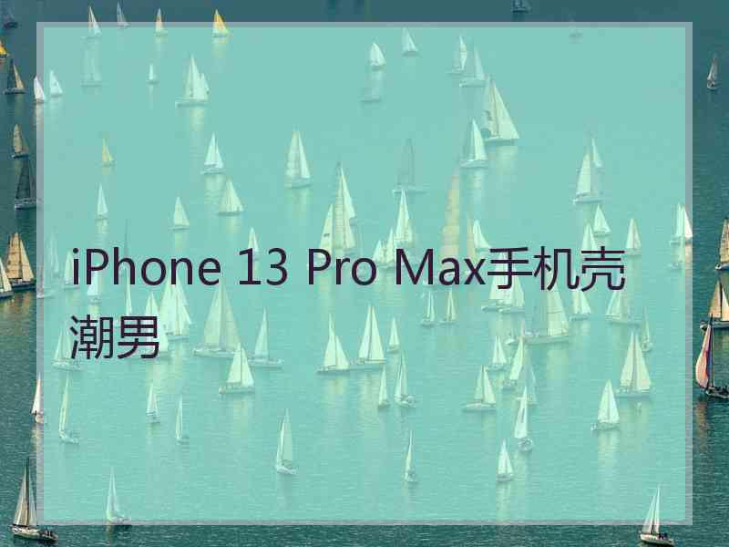 iPhone 13 Pro Max手机壳潮男