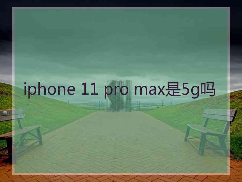 iphone 11 pro max是5g吗