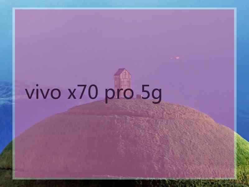 vivo x70 pro 5g