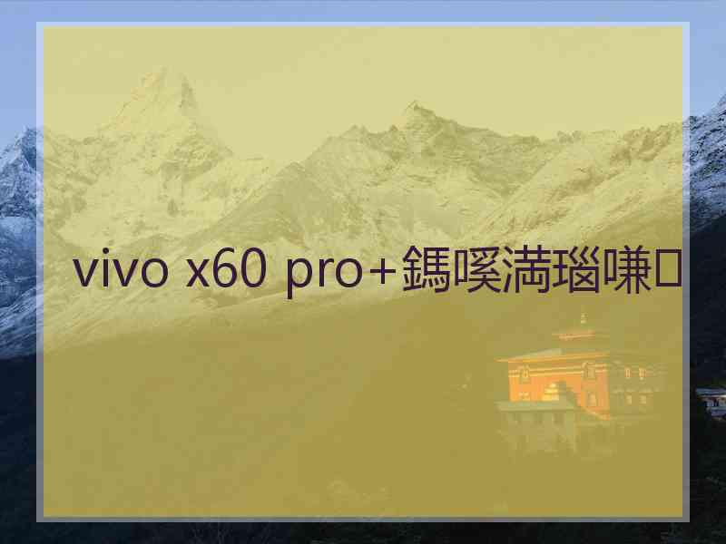 vivo x60 pro+鎷嗘満瑙嗛