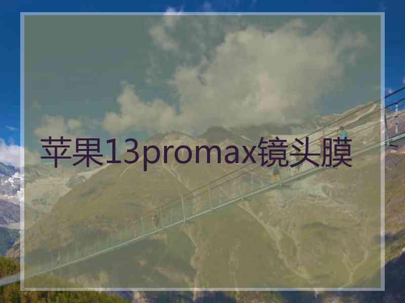 苹果13promax镜头膜