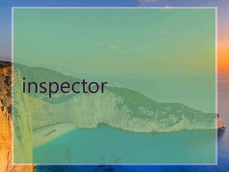 inspector