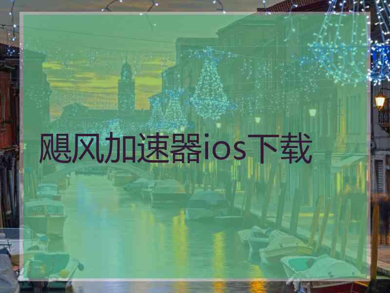 飓风加速器ios下载