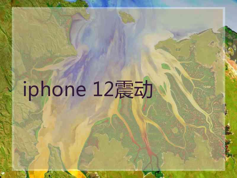 iphone 12震动