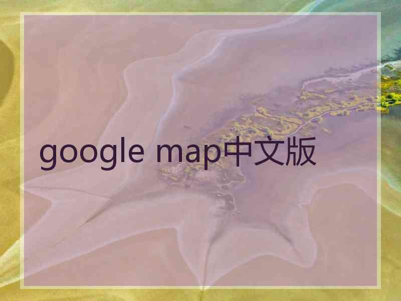 google map中文版