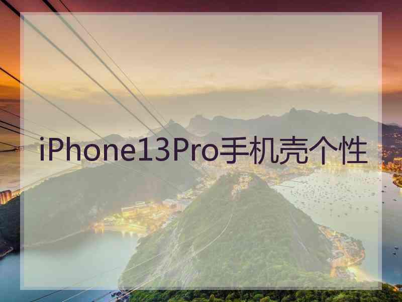 iPhone13Pro手机壳个性