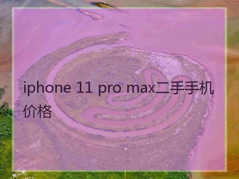 iphone 11 pro max二手手机价格