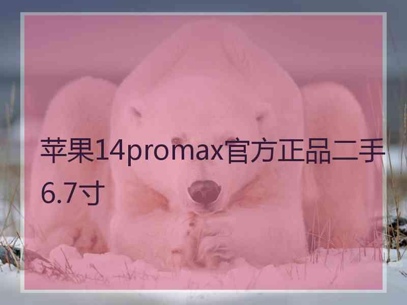 苹果14promax官方正品二手6.7寸