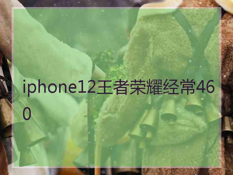 iphone12王者荣耀经常460