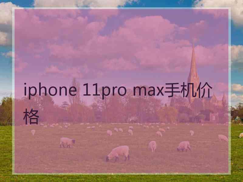 iphone 11pro max手机价格