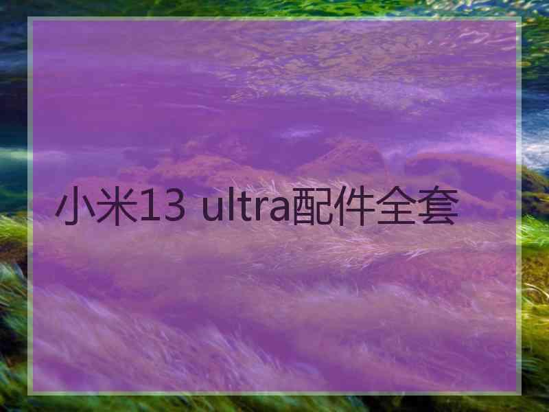 小米13 ultra配件全套